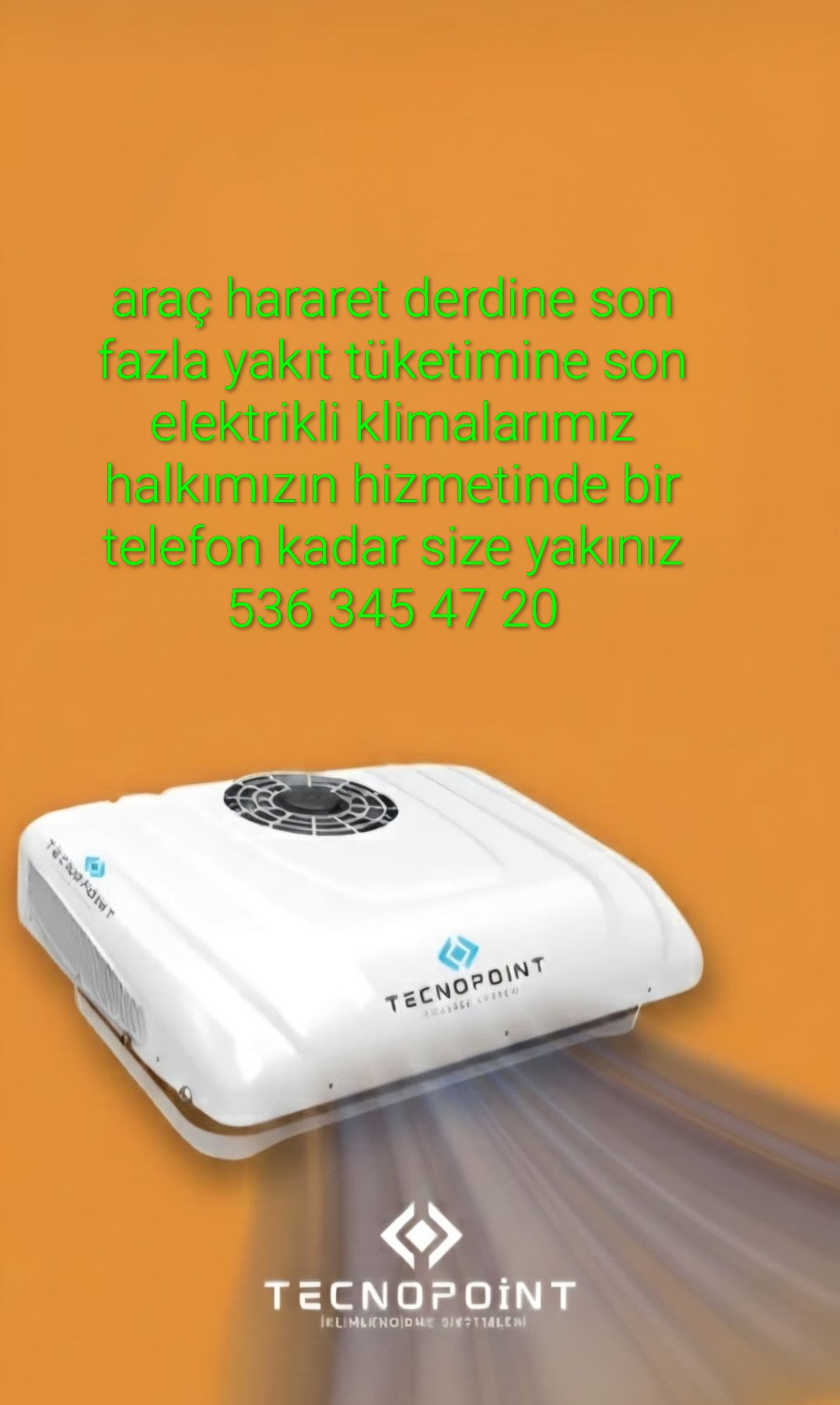 Araç tavan kliması kampanya
